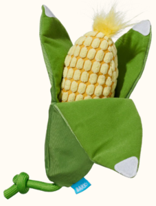 משחק לכלב בובת בארק קלח תירס - BARK Dog Toy Corn On The Slob