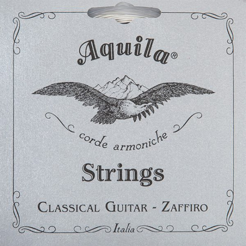 סט מיתרים לגיטרה קלאסית Aquila Zaffiro Hard Tension 137C