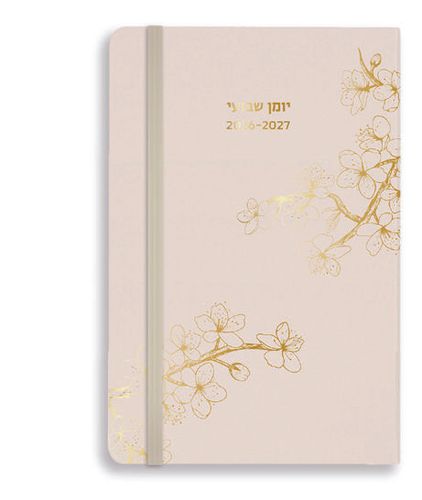 פרימיום קרם 26‎ 17X24 PU דורנת יומן גדול