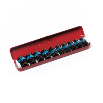מארז 10 בוקסות הנעה "1/2 אימפקט 10-24 מ"מ KING TOOLS