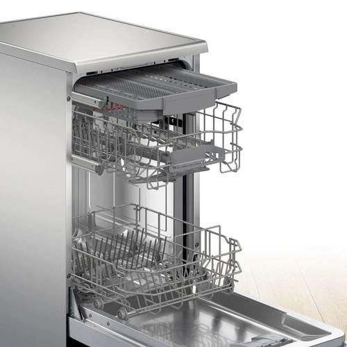 מדיח כלים צר 10 מע' Bosch SPS4EMI11E  Serie 4 דמוי נירו' | פולין
