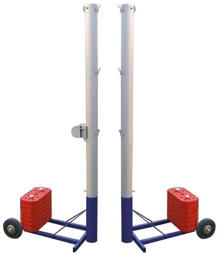 זוג עמודי כדורעף ניידים מאלומניום