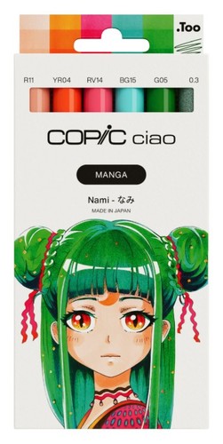 סט 5 טושים + ליינר קופיק בגווני מנגה NAMI