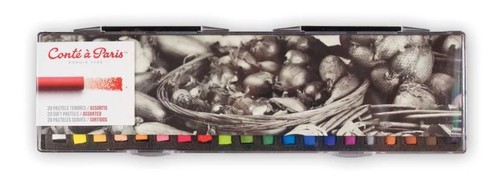 סט פסטל רך מקצועי, 20 יח, עגול SOFT PASTELS