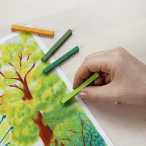 סט גירים צבעוניים מקצועיים, 48 יח, עגול COLOUR CRAYONS