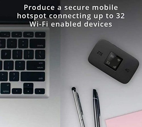נתב רשת סלולרי ZTE 4G LTE CAT6 MiFi MF971LS