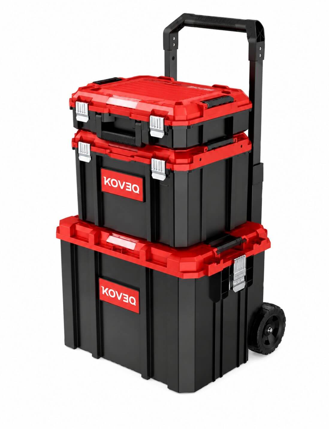 יחידת אחסון 3 קומות DEVON RED עם גלגלים IP65