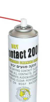 תרסיס ספריי מנקה מגעים יבש CONTACT 2000