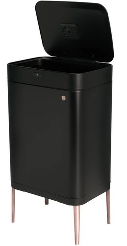 פח אשפה חכם 60 ליטר BH9560 Berlinger Haus - צבע שחור