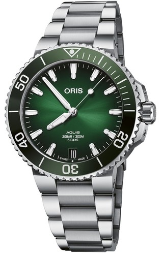 Oris Aquis Date 41.5mm Calibre 400 מגיע עם 10 שנות אחריות