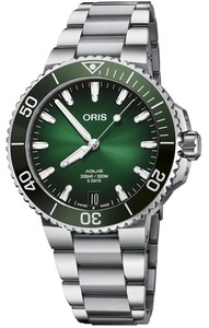 Oris Aquis Date 41.5mm Calibre 400 מגיע עם 10 שנות אחריות