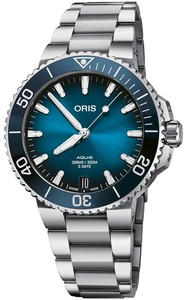 Oris Aquis Date 41.5mm Calibre 400 מגיע עם 10 שנות אחריות