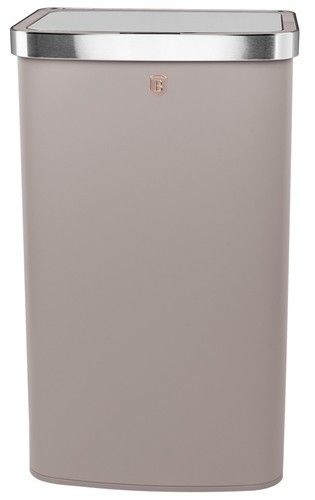 פח אשפה מעוצב חיישן אוטומטי Berlinger Haus Taupe BH9794 60L קרם מוקה