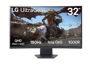 מסך מחשב ‏31.5 ‏אינטש LG UltraGear 32GS60QC-B QHD 