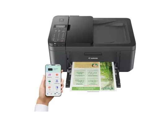 מדפסת הזרקת דיו משולבת CANON TR4755I - צבע שחור