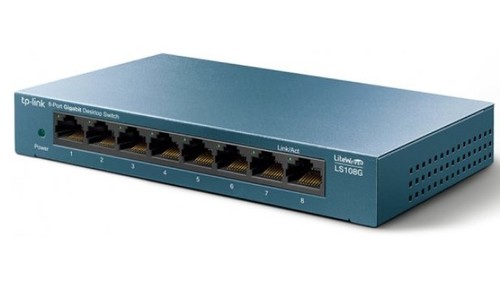 מתג שולחני TP-Link 8 Port 10/100/1000Mbps LS108G