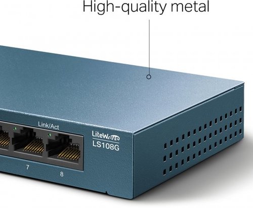 מתג שולחני TP-Link 8 Port 10/100/1000Mbps LS108G