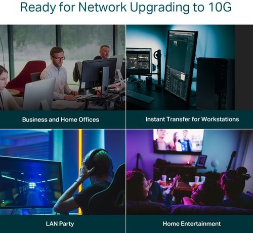 מתג 8 יציאות Tp-Link 10G Multi Gigabit Desktop Rackmount TL-SX1008 V1