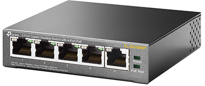 מתג שולחני TP-Link TL-SG1005P 5 Ports Gigabit 10/100/1000Mbps 4 Ports PoE