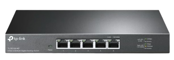 מתג שולחני TP-Link SG105-M2 5-Port 2.5G Switch