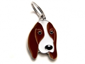 תג שם כלב באסט BASSET HOUND