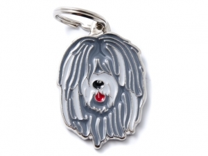 תג שם כלב רועה ברגמסקו BERGAMASCO SHEPHERD