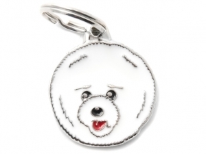 תג שם כלב בישון פריזה BICHON FRISE