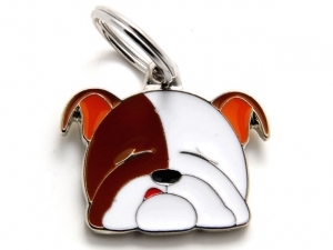 תג שם כלב בולדוג ENGLISH BULLDOG
