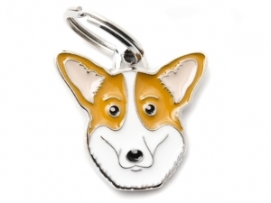 תג שם כלב וולש קורגי WELSH CORGI CARDIGAN
