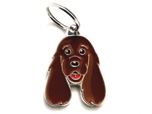 תג שם כלב קוקר ספנייל חום GOLDEN COCKER SPANIEL