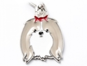 תג שם כלב שיצו אפור GREY SHIH TZU