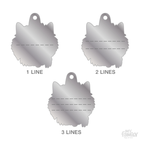 תג שם כלב וסט היילנד וייט טרייר WEST HIGHLAND WHITE TERRIER