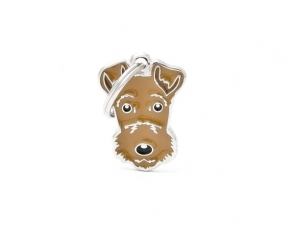 תג שם כלב איירדייל טרייר AIREDALE TERRIER