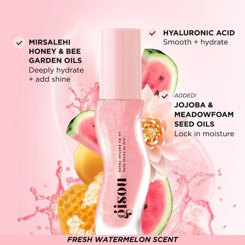 ערכת שיער ושפתיים של גיסו Gisou  Honey Glow Icons Hair & Lip Set