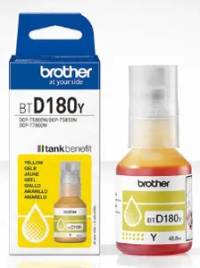 בקבוק דיו צהוב מקורי BROTHER BTD180Y (כמות 5,000 דפים) 
