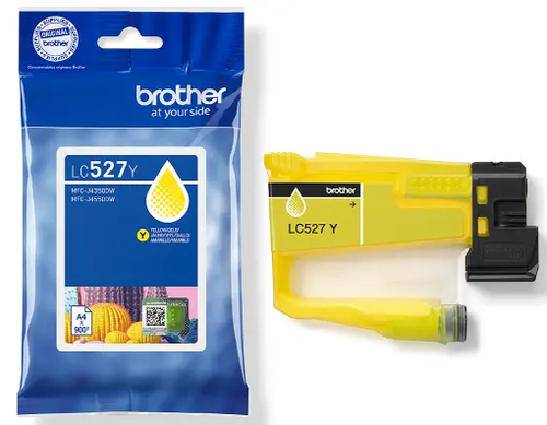ראש דיו מקורי צהוב Brother LC527Y (900 דף)