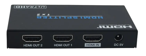 מפצל HDMI 2.0 מוגבר ל-2 מסכים בו זמנית, תומך 4K@60Hz 4:4:4 + HDCP2.2 HDSP02V2