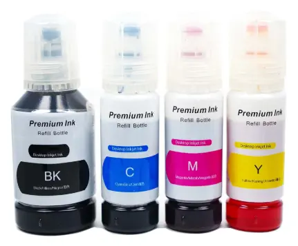 סט בקבוקי דיו תואמים Epson 101 (7,500 דפים בשחור 6,000 דפים בצבע)