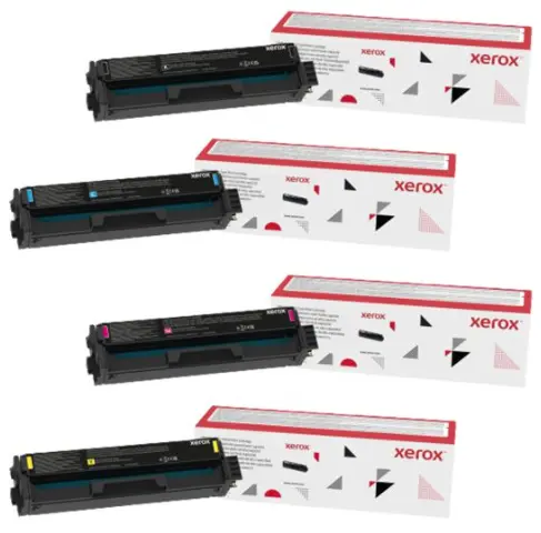 סט טונרים מקוריים Xerox C230/C235 (2,500 דפים בכל צבע)
