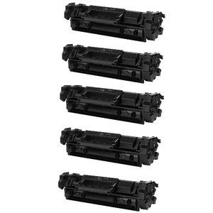 מארז חסכון 5 טונרים תואמים HP 139X W1390X (סה"כ 20,000 דפים)