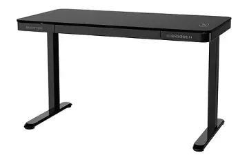 שולחן חכם מתכוונן בגודל 120X60 Smarter ET119W-C - צבע שחור