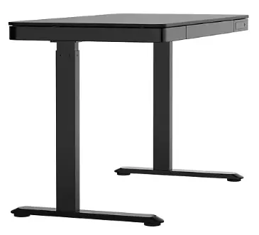 שולחן חכם מתכוונן בגודל 120X60 Smarter ET119W-C - צבע שחור