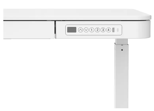 שולחן חכם מתכוונן בגודל 120X60 Smarter ET119W-C - צבע לבן