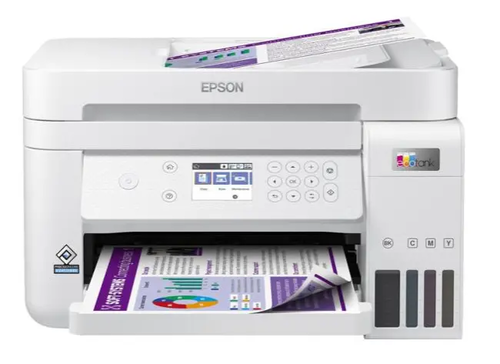 מדפסת משולבת כולל פידר ללא פקס Epson L6276 צבע לבן