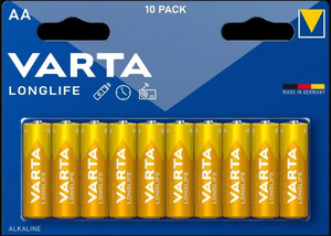סוללות VARTA AA - כמות בחבילה 10 יח