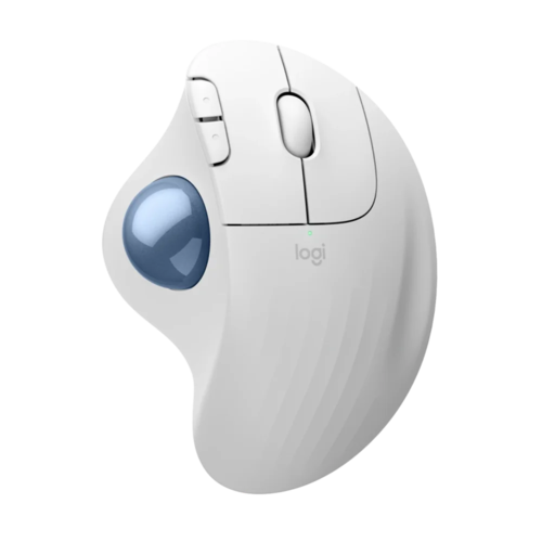  עכבר ארגונומי בצבע אופווייט LOGITECH ERGO M575S WIRELESS TRACKBALL 