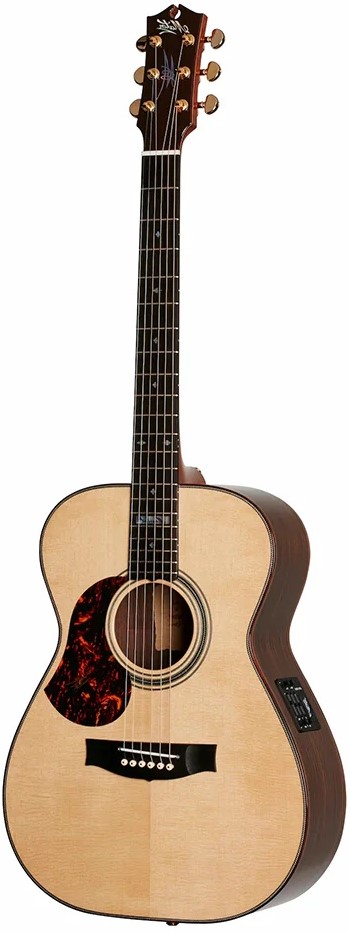 גיטרה אקוסטית מוגברת שמאלית Maton EM100 808 Messiah-LH