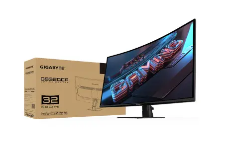 מסך מחשב קעור Gigabyte GS32QCA 2K 