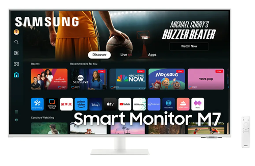 מסך מחשב Samsung S43DM703UM Full HD סמסונג צבע לבן