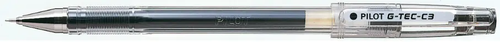 עט ג'ל 0.3 G-TEC-C3 שחור PILOT